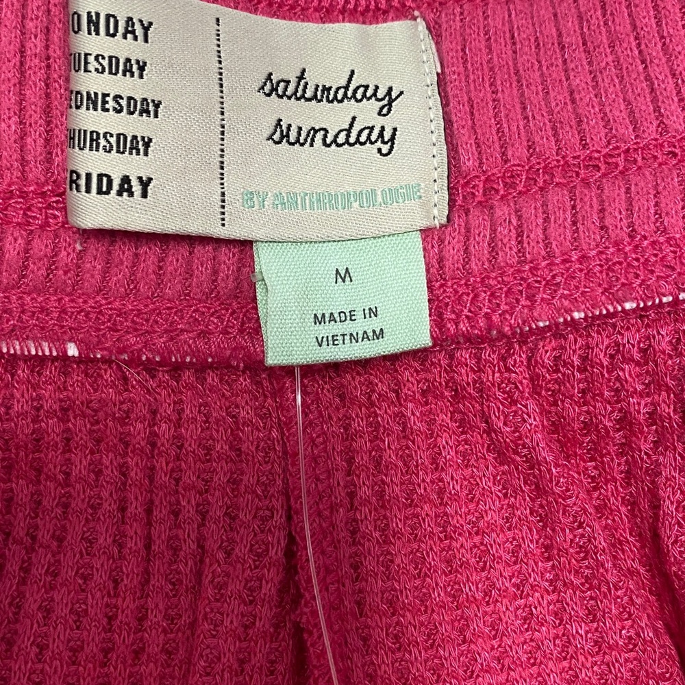 Saturday Sunday Waffle Short Set View 6